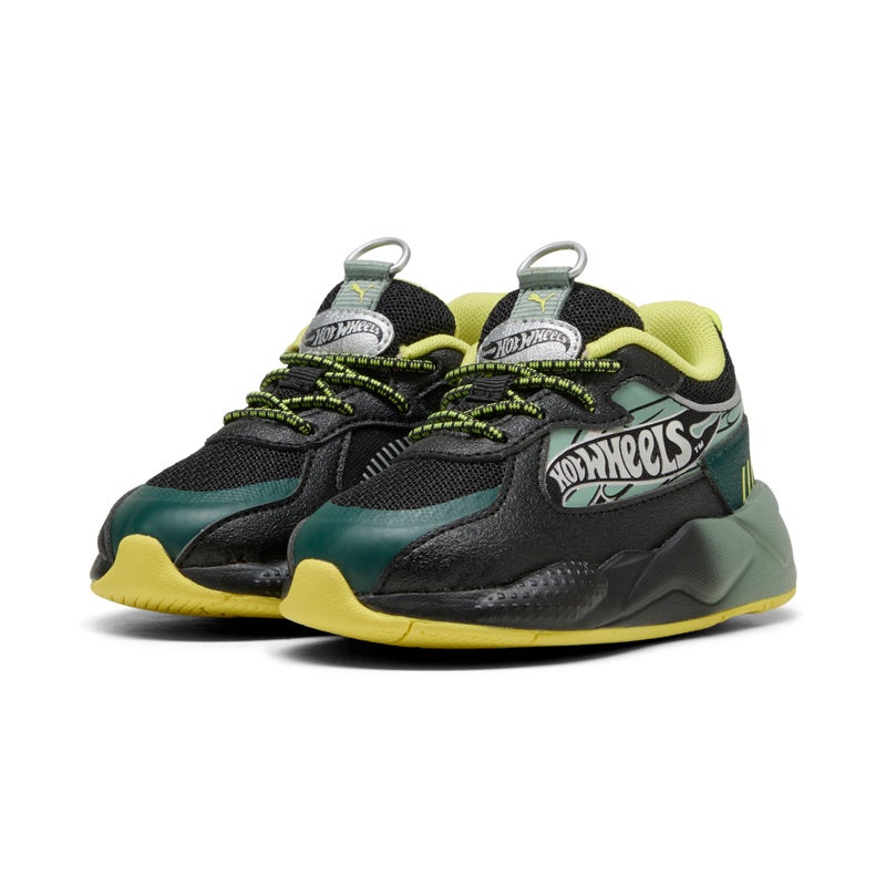 PUMA x HOT WHEELS RS-X Baby Unisex Black Sneakers - Image 2